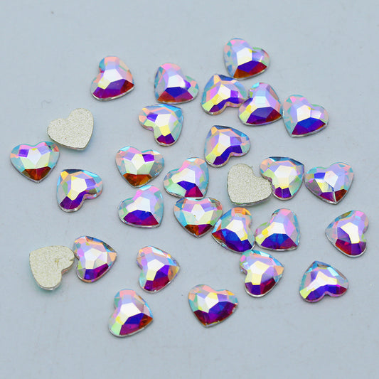 JS heart Crystal #58 8x7mm