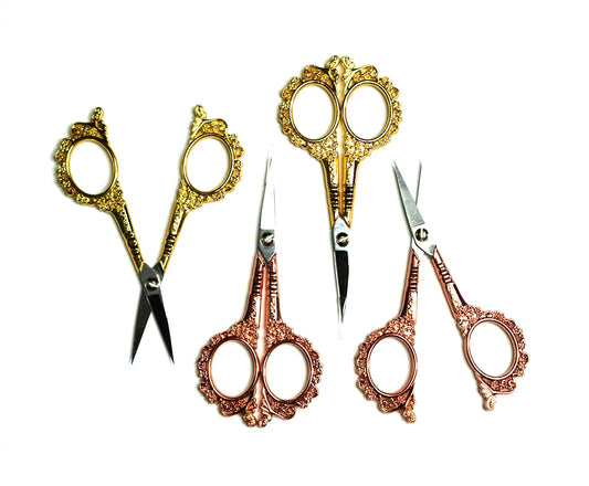 Elegant European Style Metal Scissors